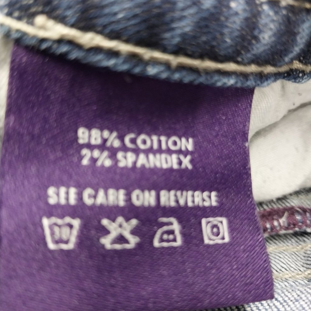 2486 Jeaniemade Size 13j Vigoss Collection Upcycled Bell-Bottom Jeans - Picture 6 of 7